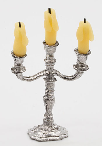 LA125 - 3 Candle Stand with Off White Candles